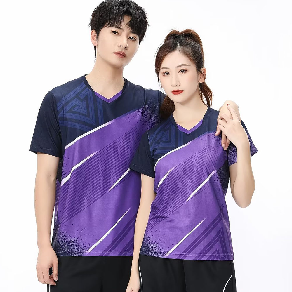 Badminton Jersey - Męskie kobiety Ping Pong tenisowe T-shirt