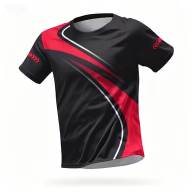 Sportowa koszulka fitness z kr – Badminton Jersey recenzja i cena