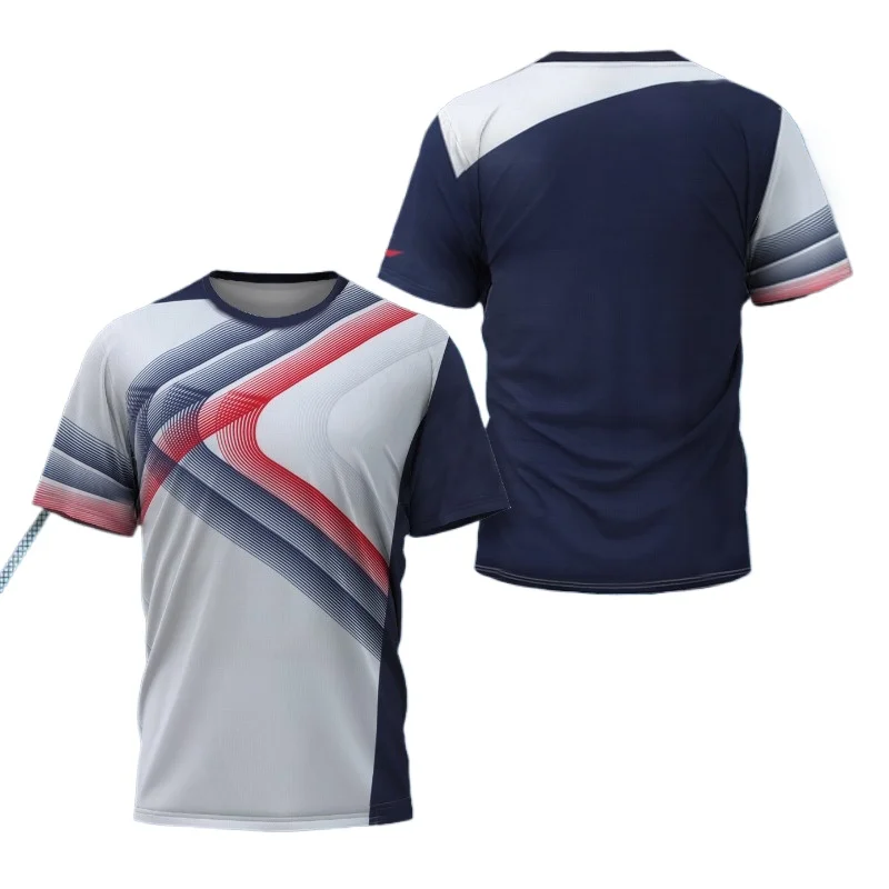 Męska koszulka graficzna z mot – Badminton Lovers recenzja i cena